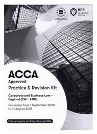 ACCA Corporate and Business Law（English）(LW)正版教材+練習冊（F4）