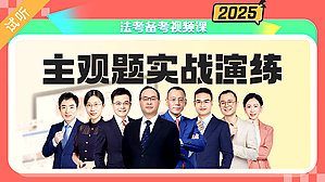 2025年主观实战演练（公开课1讲 加密课28讲)