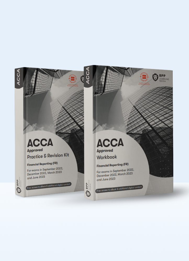 ACCA 财务报告(FR)正版教材+练习册（适用于2022.9-2023.6）新