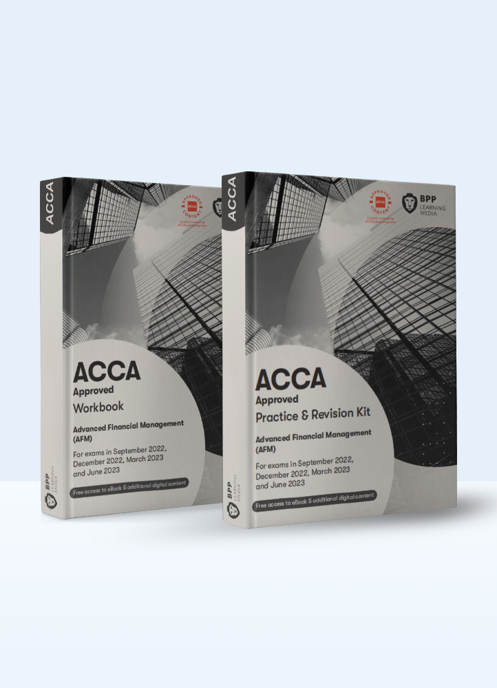 ACCA 高级财务管理(AFM)正版教材+练习册（适用于2022.9-2023.6）