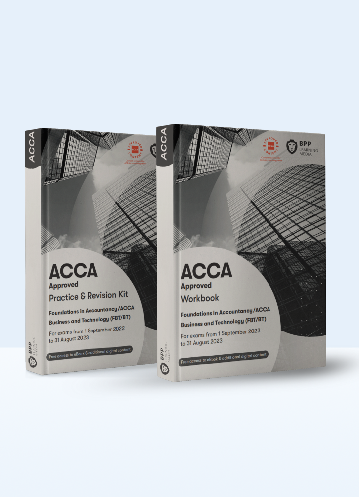 BT商业与技术-ACCA 商业与技术(FBT/BT)正版教材+练习册
