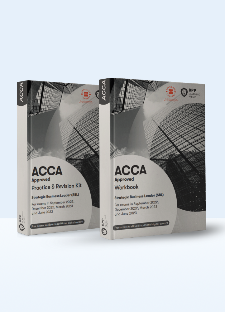 SBL战略商业领袖-ACCA 战略商业领袖(SBL)正版教材+练习册