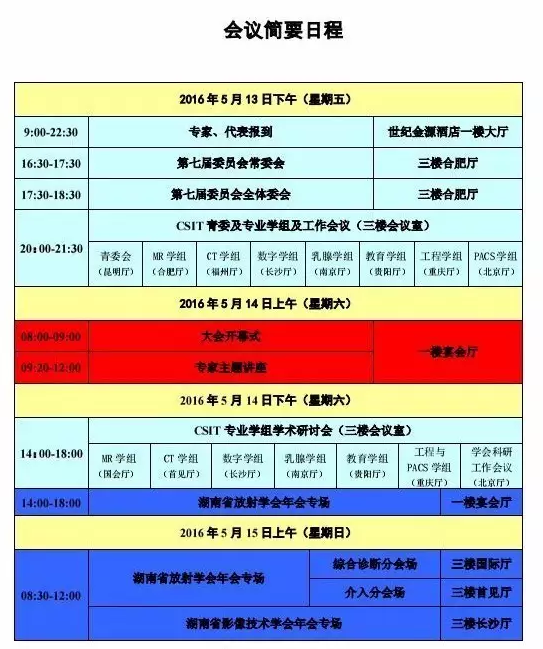 2016年中华医学会影像技术分会第七届委员会青委会及专业学组学术研讨会