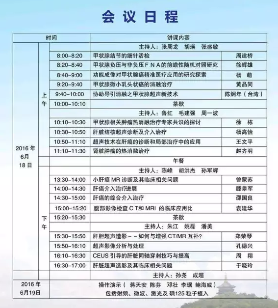 2016超声医学?之江论坛暨第二届海峡两岸介入超声高峰论坛