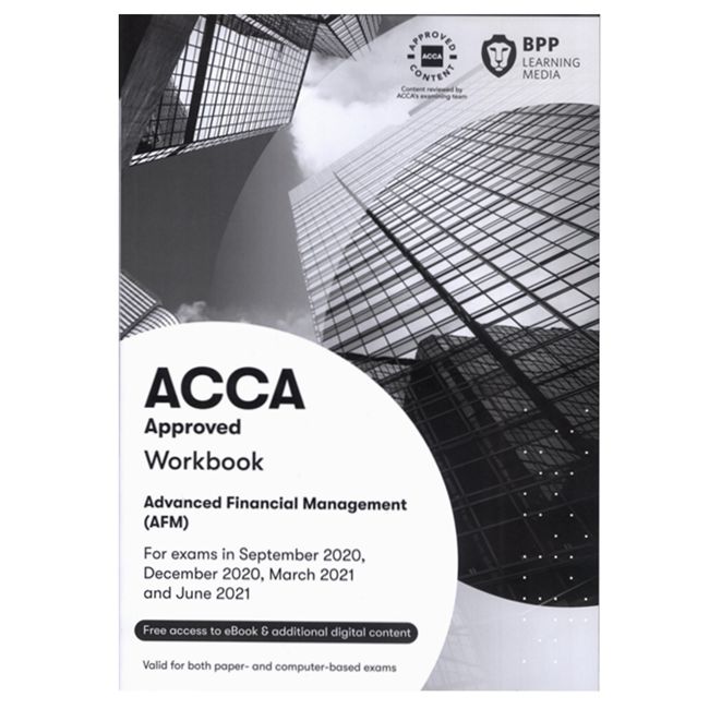 ACCA Advanced Financial Management (AFM)正版教材+练习册（P4）（适用于2021.9-2022.6）