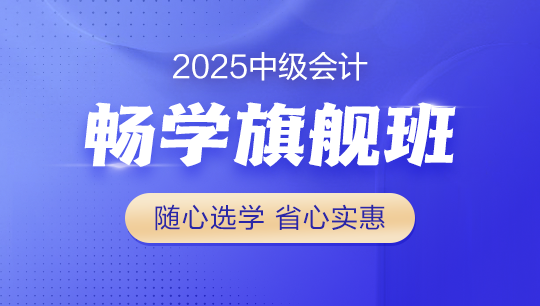 中级畅学旗舰班-2025