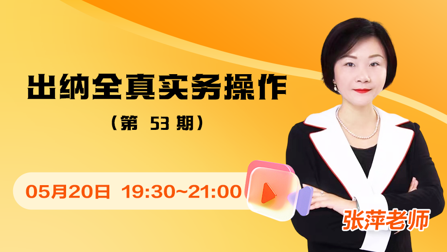 出纳全真实务操作（第 53 期）