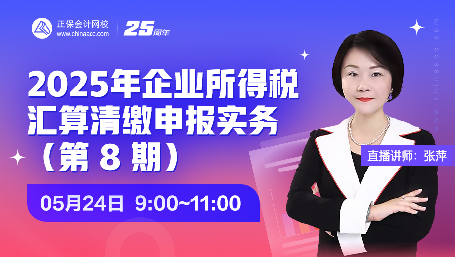 2025年企业所得税汇算清缴申报实务（第 8 期）