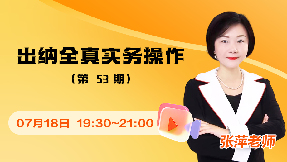 出纳全真实务操作（第 53 期）