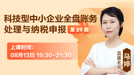 科技型中小企业全盘账务处理与纳税申报（第 29 期）