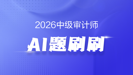 审计师AI题刷刷-2026