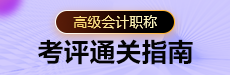 高级会计职称考评通关指南