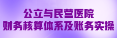 公立与民营医院财务核算体系及账务实操