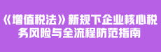 《增值税法》新规下企业核心税务风险与全流程防范指南（第1节）