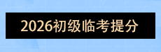 2026初级会计考前提分-初级会计实务