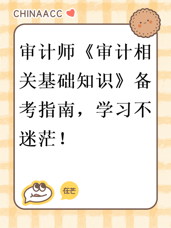 审计师《审计相关基础知识》备考指南，学习不迷茫！