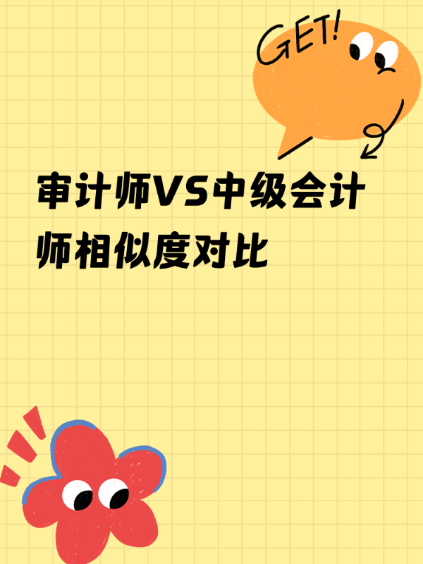 审计师VS中级会计师相似度对比
