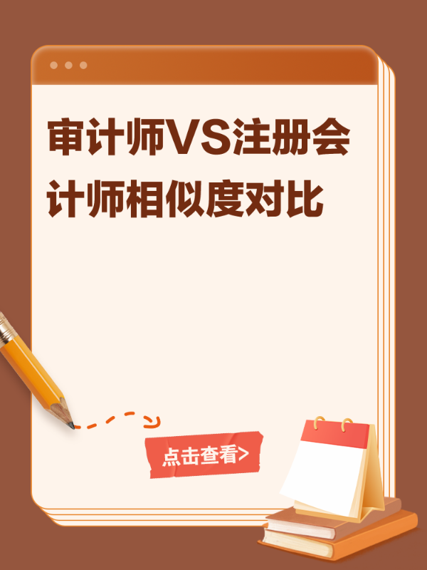 审计师VS注册会计师相似度对比
