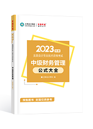 [预售]2023年中级会计职称“梦想成真”系列辅导丛书《财务管理》公式大全
