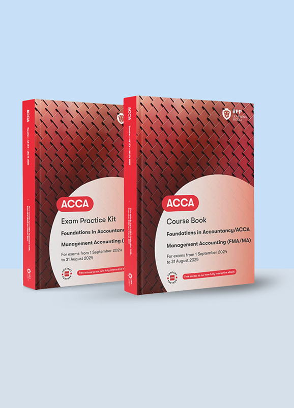 ACCA 管理会计(FMA/MA)正版教材+练习册（适用于2024.9-2025.8）