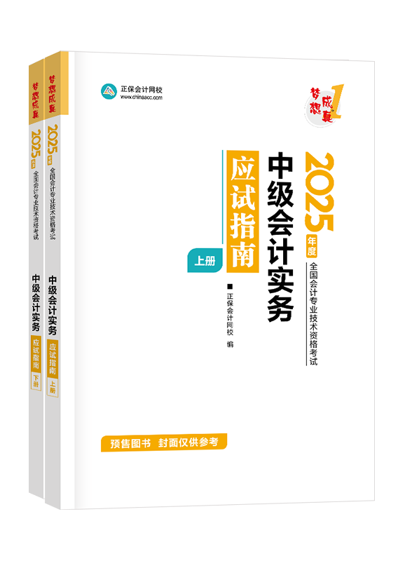 [预售]2025年中级会计职称“梦想成真”系列辅导丛书《中级会计实务》应试指南