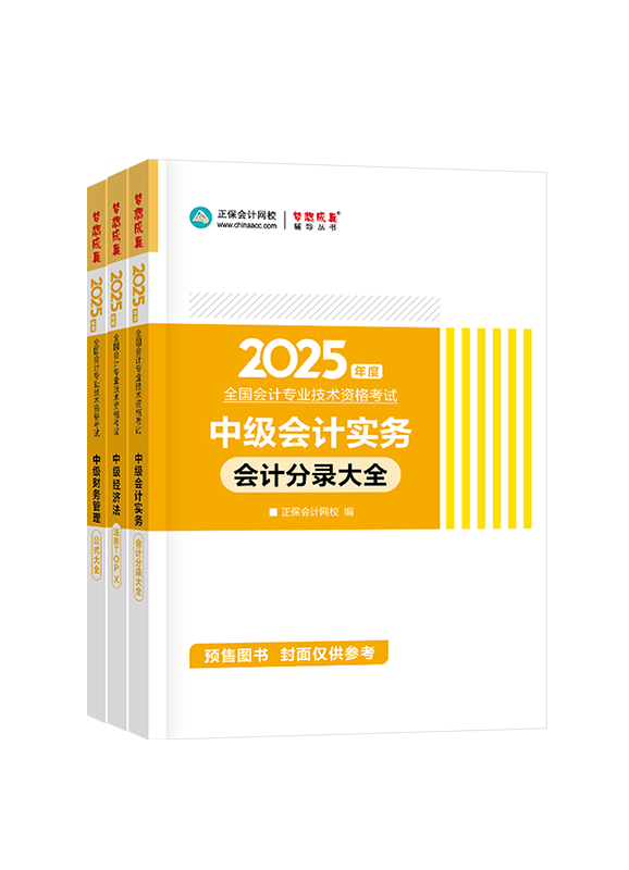 [預售]2025年中級會計職稱“夢想成真”系列輔導叢書三科工具書