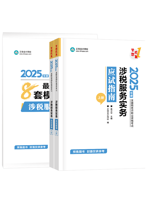 [預(yù)售]2025年稅務(wù)師《涉稅服務(wù)實務(wù)》應(yīng)試指南+模擬試卷	