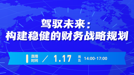 财税直播课-25年1月17日：驾驭未来：构建稳健的财务战略规划