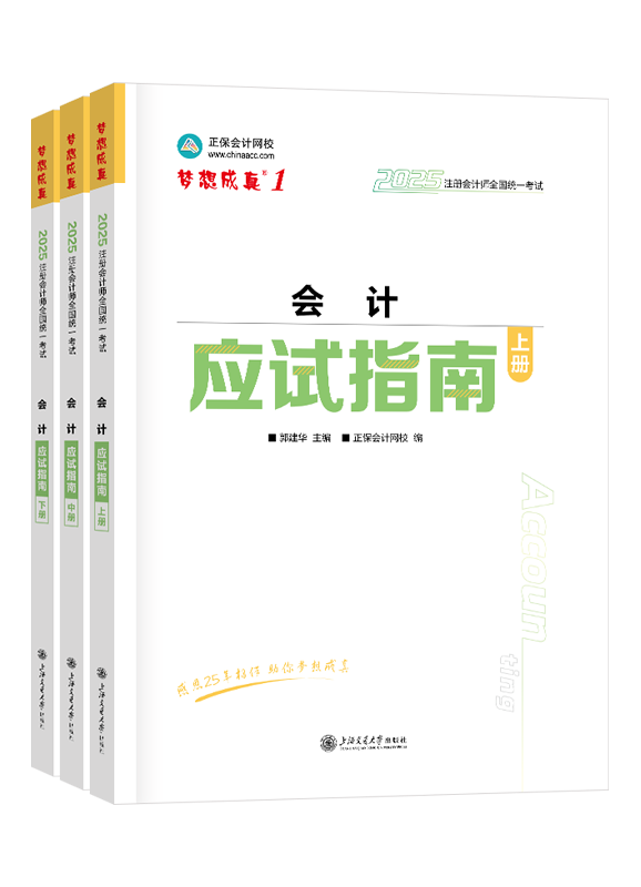 2025年注册会计师“梦想成真”《会计》应试指南