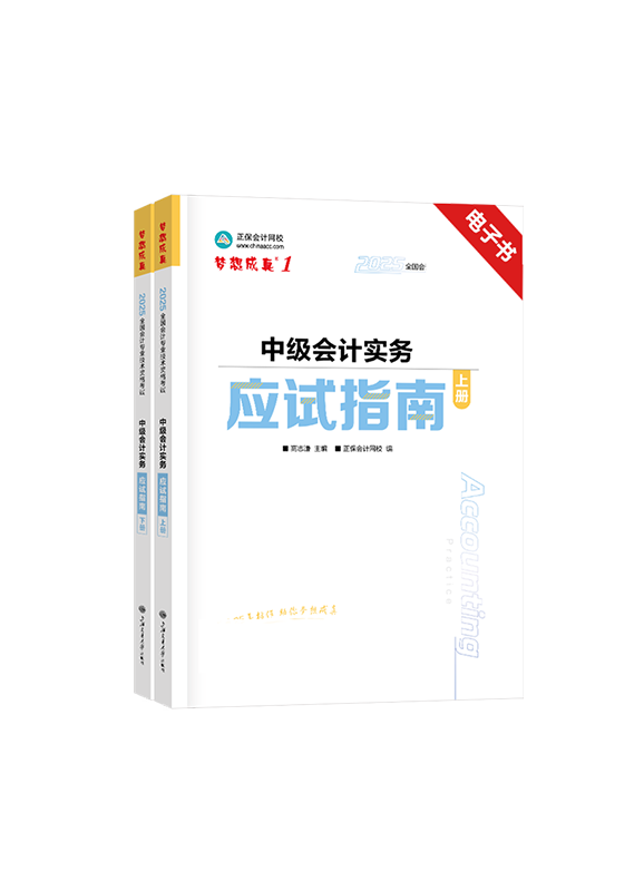 中级会计实务-2025年中级会计职称《中级会计实务》应试指南电子书 