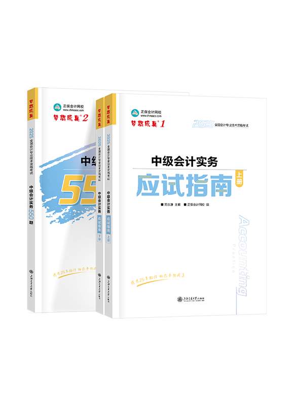 2025年中级会计职称《中级会计实务》应试指南+必刷550题