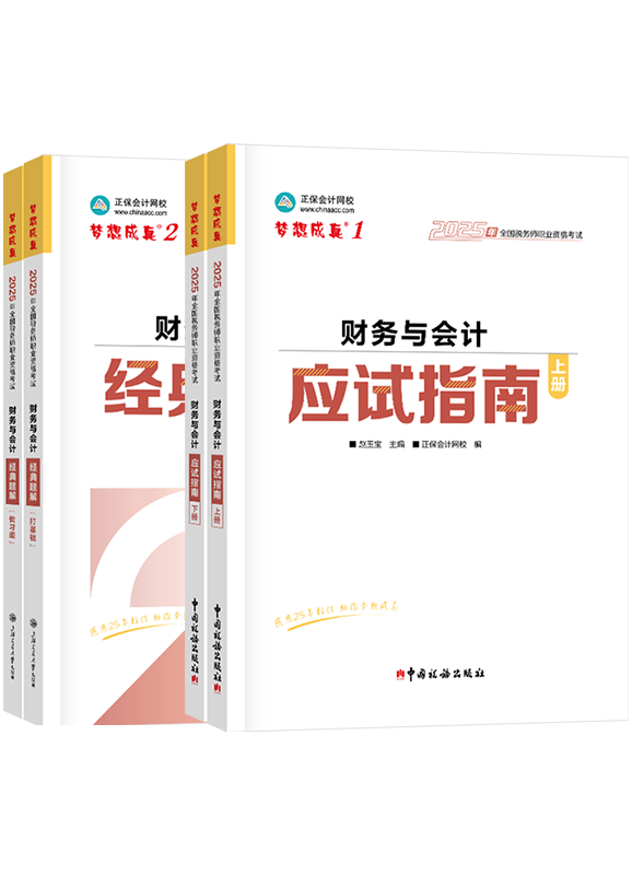 [预售]2025年税务师《财务与会计》应试指南+经典题解