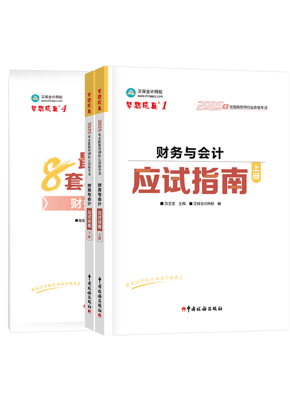 [预售]2025年税务师《财务与会计》应试指南+模拟试卷	