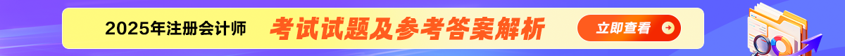 2025注会考试试题及答案解析