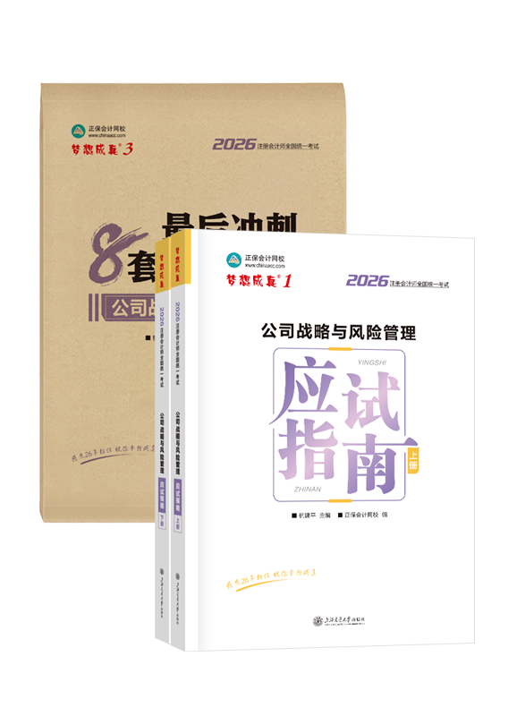 2026年注册会计师《公司战略与风险管理》应试指南+模拟试卷