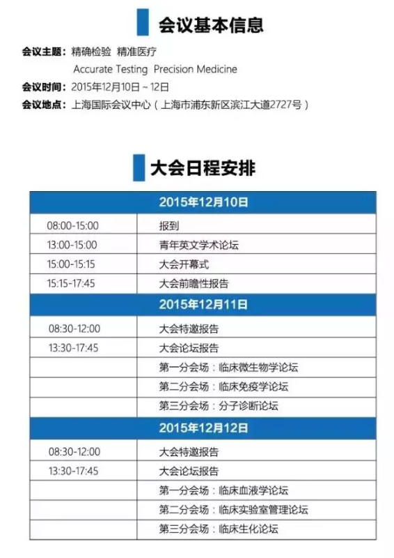 2015东方检验医学学术会议