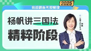 2025年杨帆讲三国法之精粹