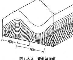 单斜构造示意图图片